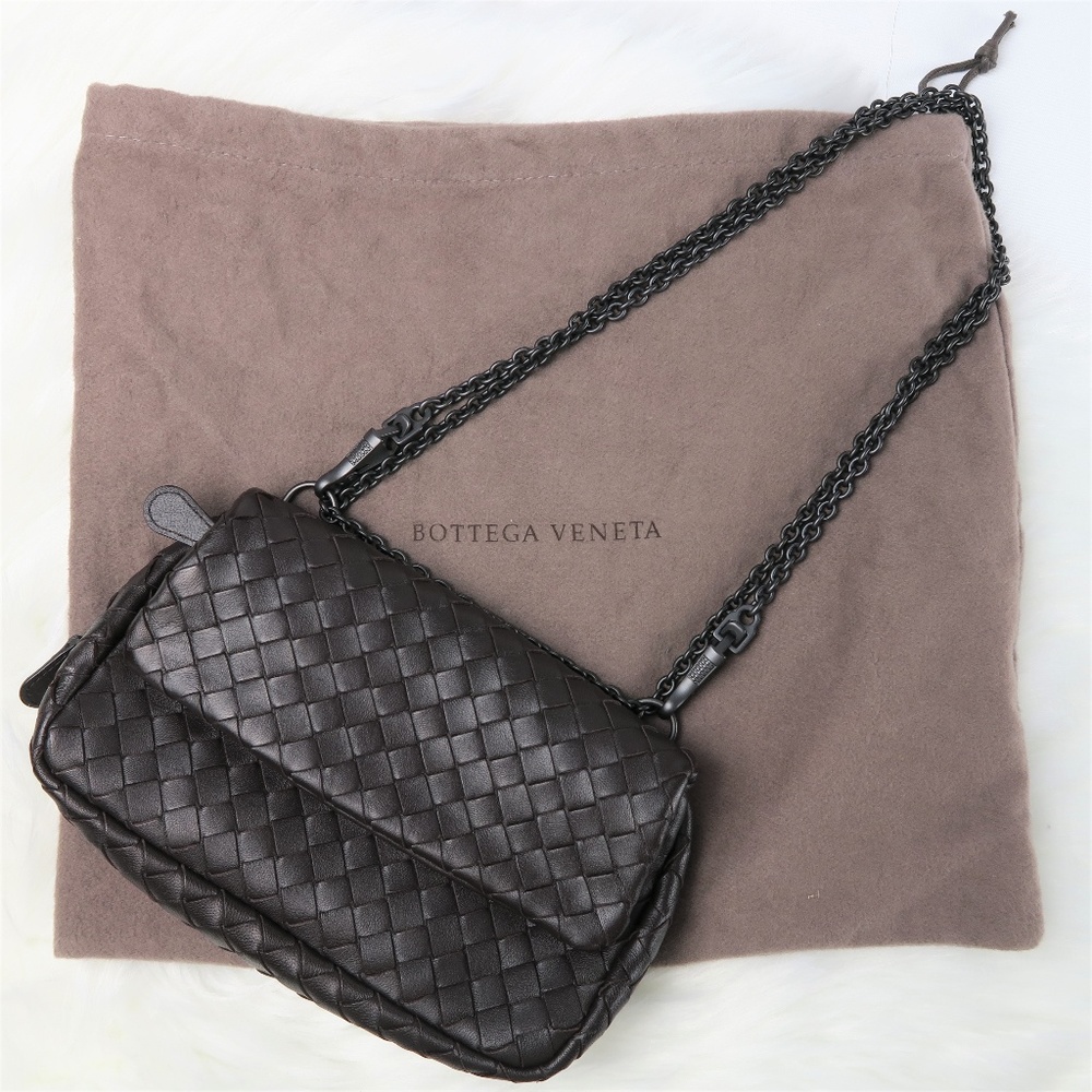 SOLD BOTTEGA VENETA Nappa Intrecciato Mini Bag